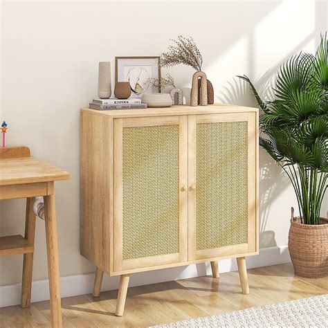 AOXUN Contemporary/Modern Natural Wood Pantry H22003 at Lowes.com