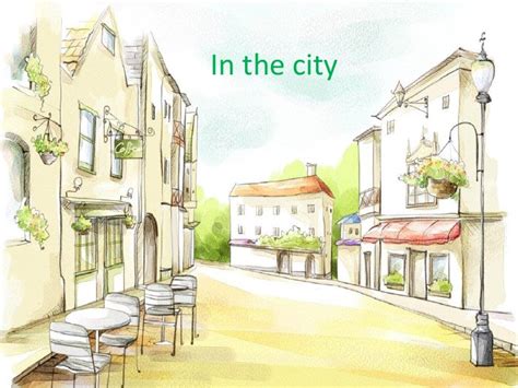 Презентація "In the city"