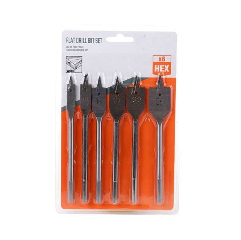 6pcs wood flat drill bit set | MUYE TOOLS - DANYANG CHINA