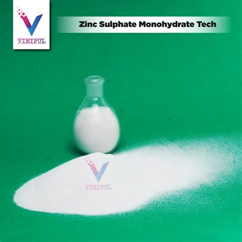 White 99 Zinc Sulphate Monohydrate Tech Powder Packaging Size 50 Kg