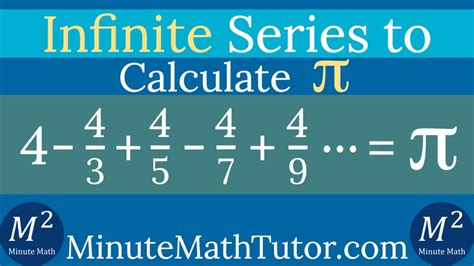 Infinite Series To Calculate Pi Day Video Minute Math Youtube