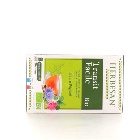 Herbesan Infusion Bio Transit Facile Tisane Digestion