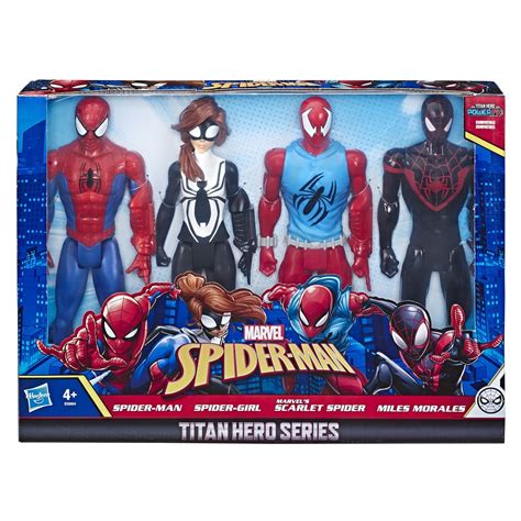 Figurine 30 cm Titan Spiderman SPIDER MAN les 4 figurines à Prix