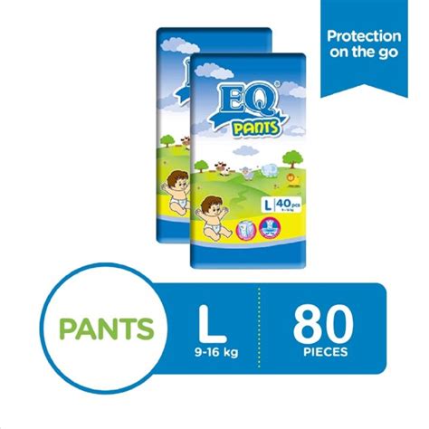 Eq Pants Jumbo Pack Large 40s X 2 Packs 80 Pcs Baby Diaper Lazada Ph