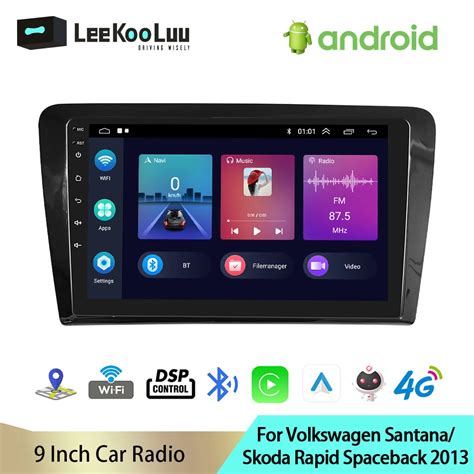 Leekooluu Car Radio Din Android Multimedia Player Gps Carplay G Wifi