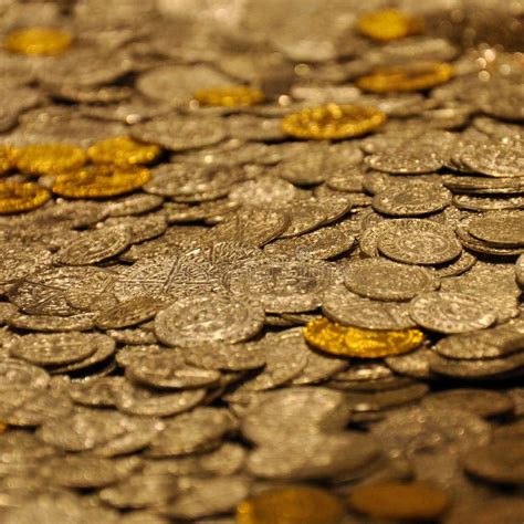 Many Coins Stock Photo Image Of Gold Cash Coinage 48664578