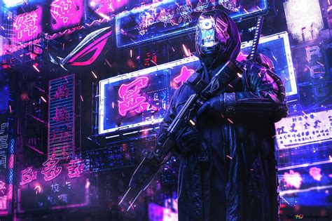 Asus Rog Republic Of Gamers Cyberpunk Asus Zephyrus K Wallpaper