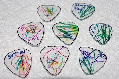 DIY Guitar Picks {Tutorial} - Happiness is Homemade | Diy gifts for dad ...