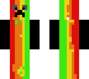 Rainbow Creeper | Minecraft Skins