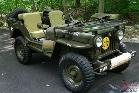 1952 Willys M38 Jeep Korean War Army Military Vehicle Fully Restored