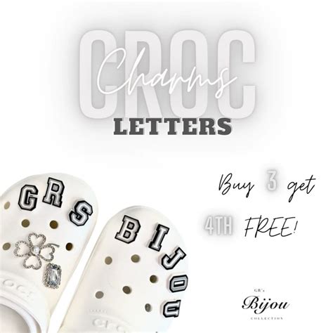 Custom Croc Charms Letters – Caipm