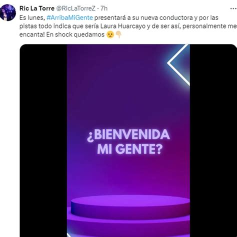 Laura Huarcayo Es La Nueva Conductora De Arriba Mi Gente Y Maju