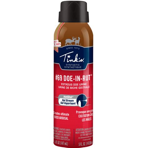 Tinks 69 Doe In Rut Hot Shot Gel Stream Synthetic Deer Lure Walmart