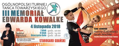 Ogólnopolski Turniej Tańca Towarzyskiego III Memoriał Edwarda Kowalke