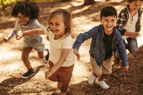 Happy Kids Playing Photography