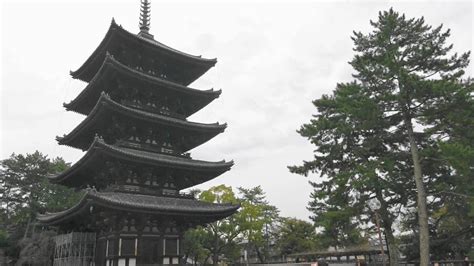 Scenery Near Kofuku Ji Temple In Nara Japan Youtube