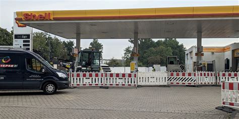 Tanken an Hervester Shell Tankstelle für längere Zeit nicht möglich