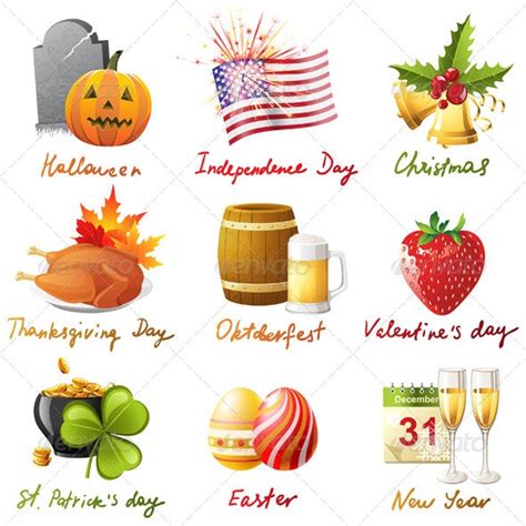 All Holidays, Vectors | GraphicRiver