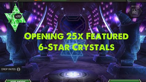 Opening 25x Featured 6 Star Crystalsmcoc Youtube