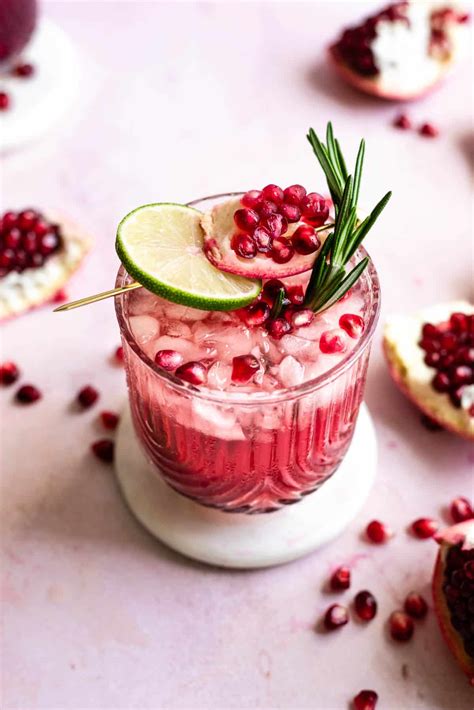 Pomegranate Gin And Tonic Recipe Well Seasoned Studio