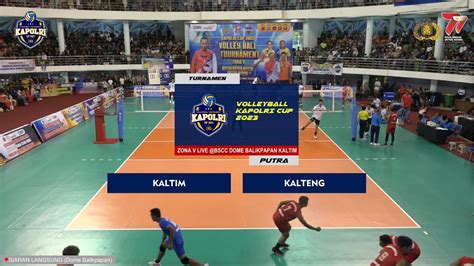 Kapolri Cup Volleyball Tournament Zona V Kaltim Vs Kalteng