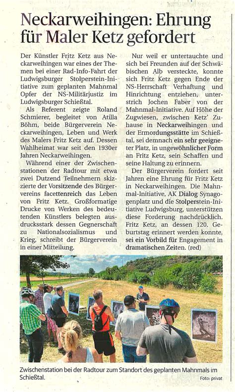 Presse | MahnDenkMal Ludwigsburg