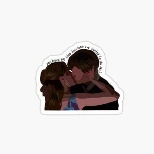 Jim and Pam Kiss Sticker - Etsy