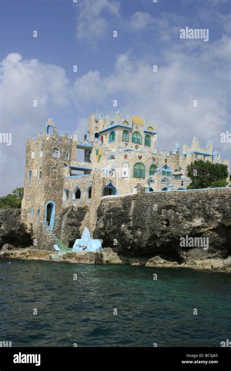 The Blue Cave Castle Hotel Perched On The Cliffs Of Negril Jamaica