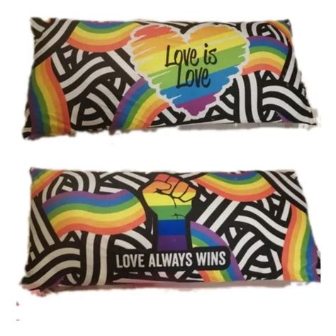Almohada De Pride Gay Rainbow Doble Vista Larga X Cm Mercadolibre