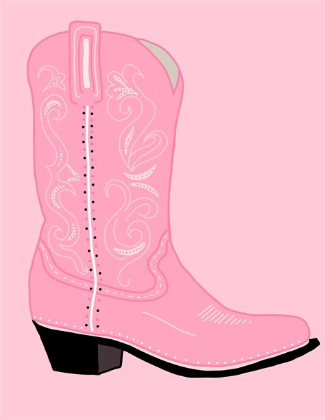 Digital Cowgirl Boot Art Print Western Art Download Downloadable Art Print Cowgirl Cowboy Art