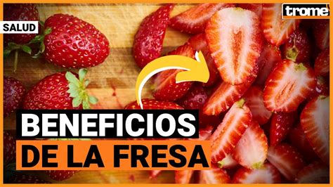 Fresas Propiedades Y Beneficios Curativos De Esta Fruta Youtube