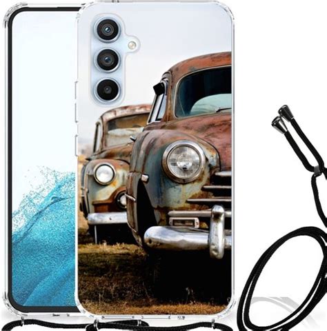 Mobiel Case Samsung Galaxy A54 5G Telefoon Hoesje Met Doorzichtige Rand