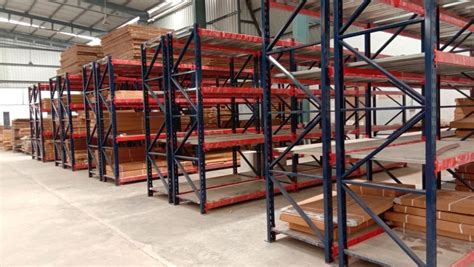 7 Feet Blue Industrial Metal Racks, For Supermarket,Warehouse, 200 kg ...