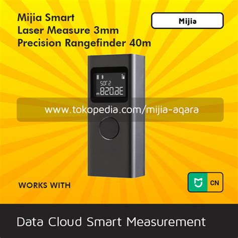 Jual Mijia Smart Laser Measure Pengukur Jarak Rangefinder 40m Mihome