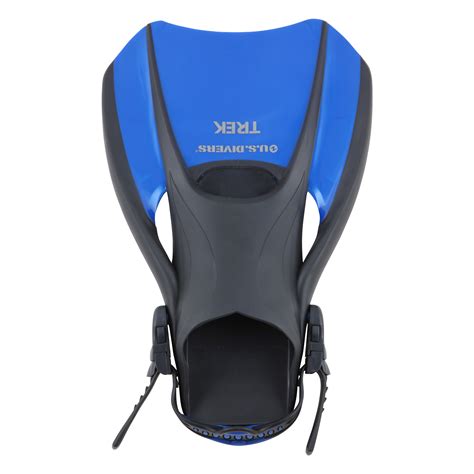 US DIVERS TREK FINS BLUE & BLACK SNORKEL DIVING FIN FLIPPERS ALL SIZES ...