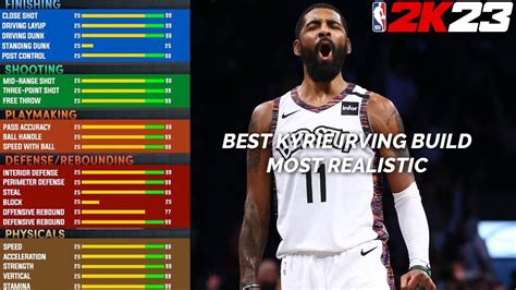 Best Kyrie Irving Build In Nba K Level Shot Creator Youtube