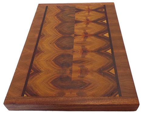 Buy Hand Crafted Canary Wood Exotic Wood End Grain Cutting Board