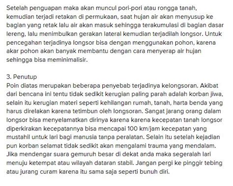 Contoh Teks Diskusi Tentang Banjir Dan Tanah Longsor Beserta