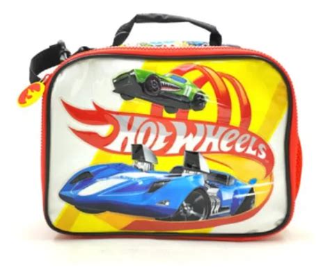 Lunchera Termica Hot Wheels Morral Regulable Escolar