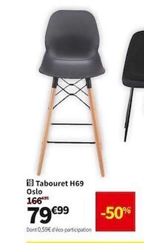 Promo Tabouret H Oslo Chez Conforama Icatalogue Fr