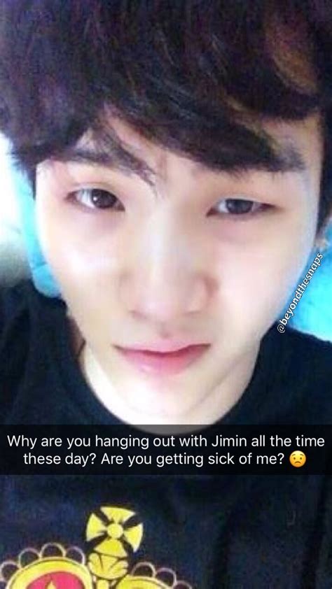 Snap Out Of It Yoongi Gets Jealous Of You And Jimin