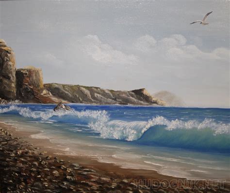 Картина Синее море.. Размеры: 60x50, Год: 2015, Цена: 8900 рублей ...