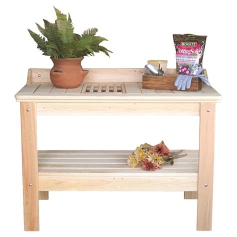 Hershy Way Potting Table Garden Table Potting Bench Outdoor Potting