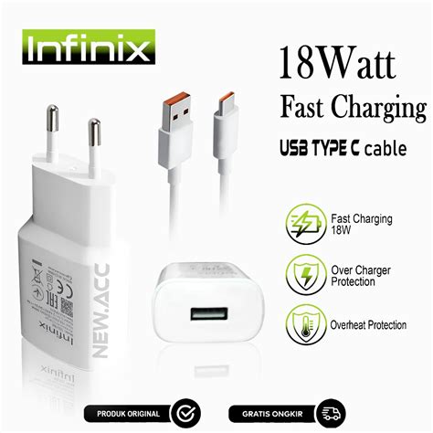 Jual Charger Infinix Hot 11 11s 11s NFC 12 12 Play NFC 12 Pro 20 20s 20 30 30i 5G Play Original