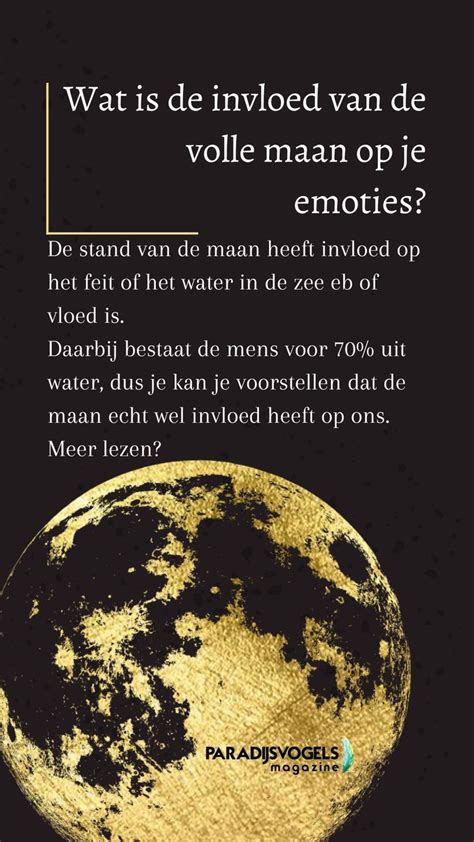 Wat Is De Invloed Van De Volle Maan Op Je Emoties Paradijsvogels