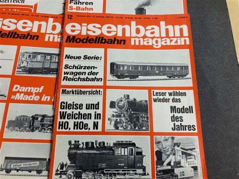 Modellbahn Eisenbahn Magazin Kompletter Jahrgang 1974 Kaufen Auf Ricardo