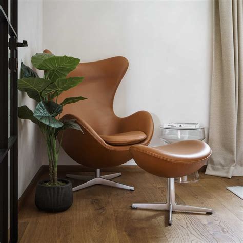 Egg Chair Replica With Stool By Arne Jacobsen | Sohnne® Official Store