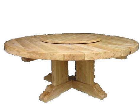 Table Ronde En Ch Ne Plateau Tournant Fabricant De Table En Bois