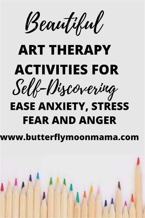 Beautiful art therapy activities for self discovering ease anxiety ...