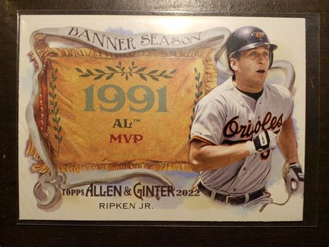 Cal Ripken Jr Ungraded Topps Allen Ginter Banner Seasons